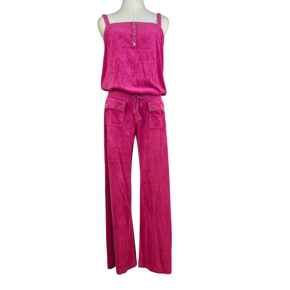 Juicy Couture Jumpsuit Terry Cloth Pink